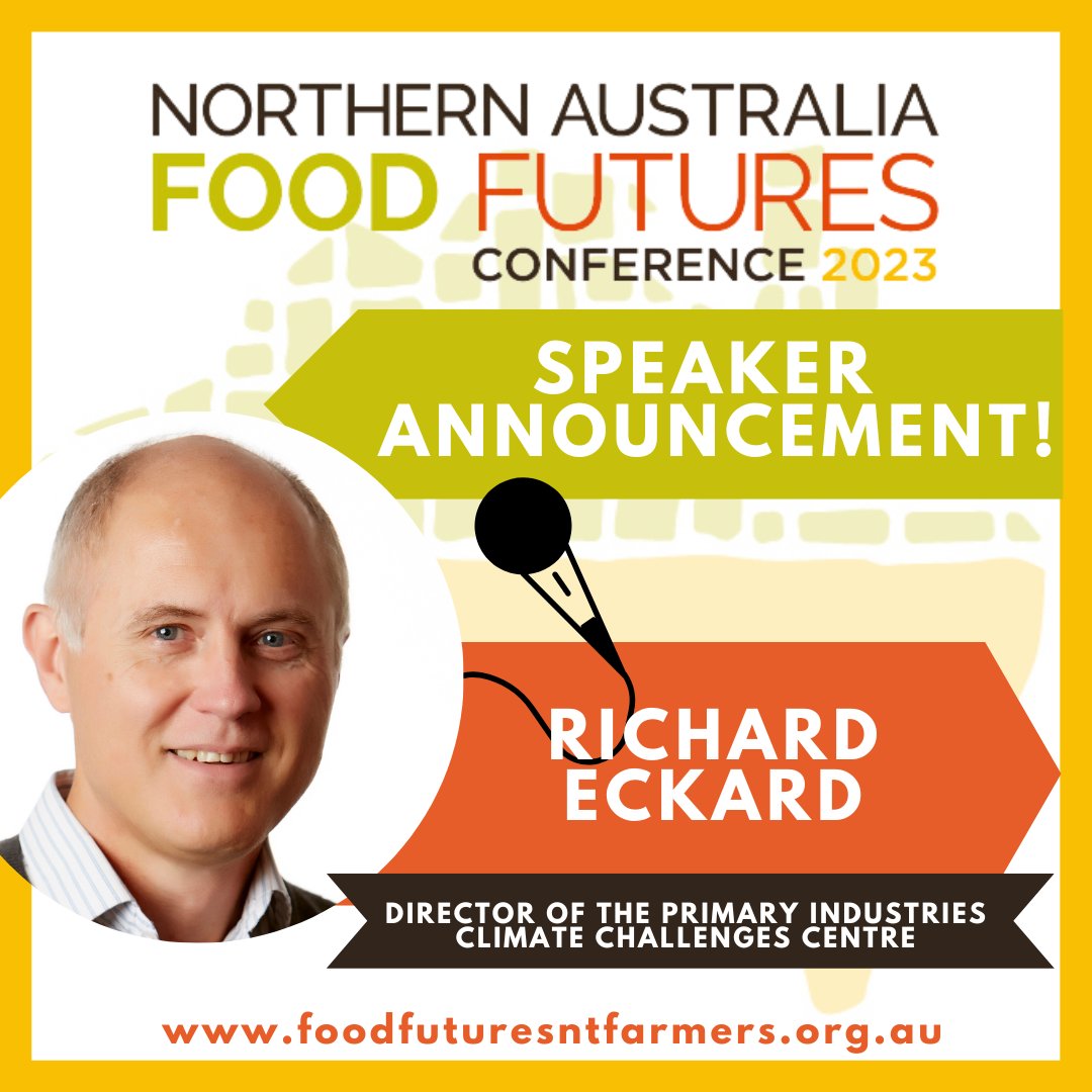 Richard is Professor and Director of the Primary Industries Climate Challenges Centre, University of Melbourne. He is a science advisor to the Vic, Aus, NZ, UK and EU governments, the International Livestock Research Institute and many more! Tickets: foodfuturesntfarmers.org.au