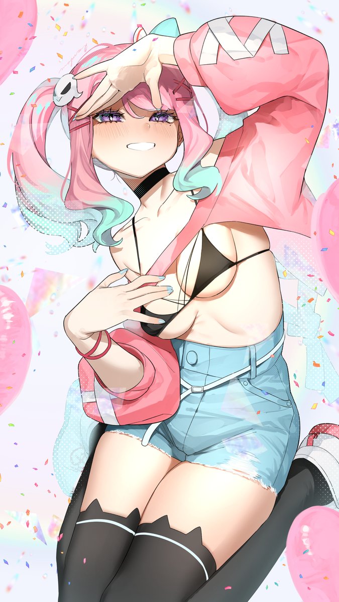 「Thank you for the request 」|まゆり会長のイラスト