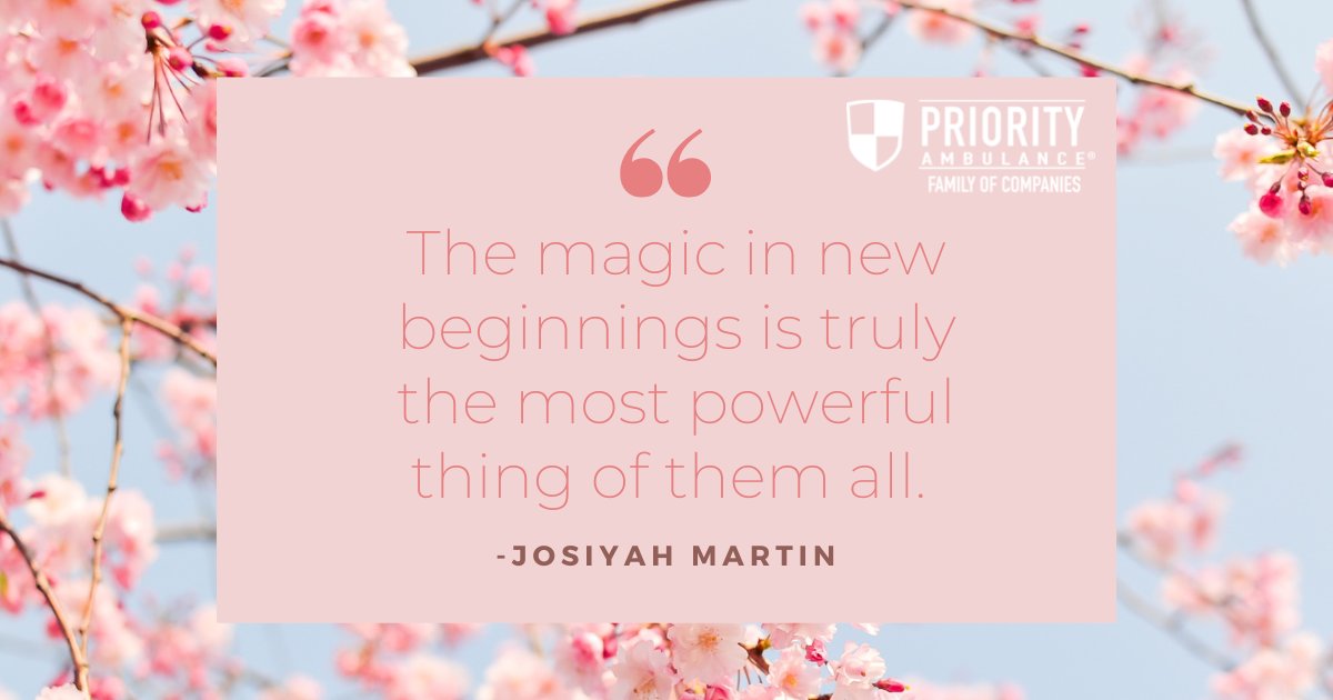 PriorityAmb's tweet image. “The magic in new beginnings is truly the most powerful thing of them all.” - Josiyah Martin

Happy first day of spring!  🌸💐🐤🐰🌼

#Spring #SpringIsHere