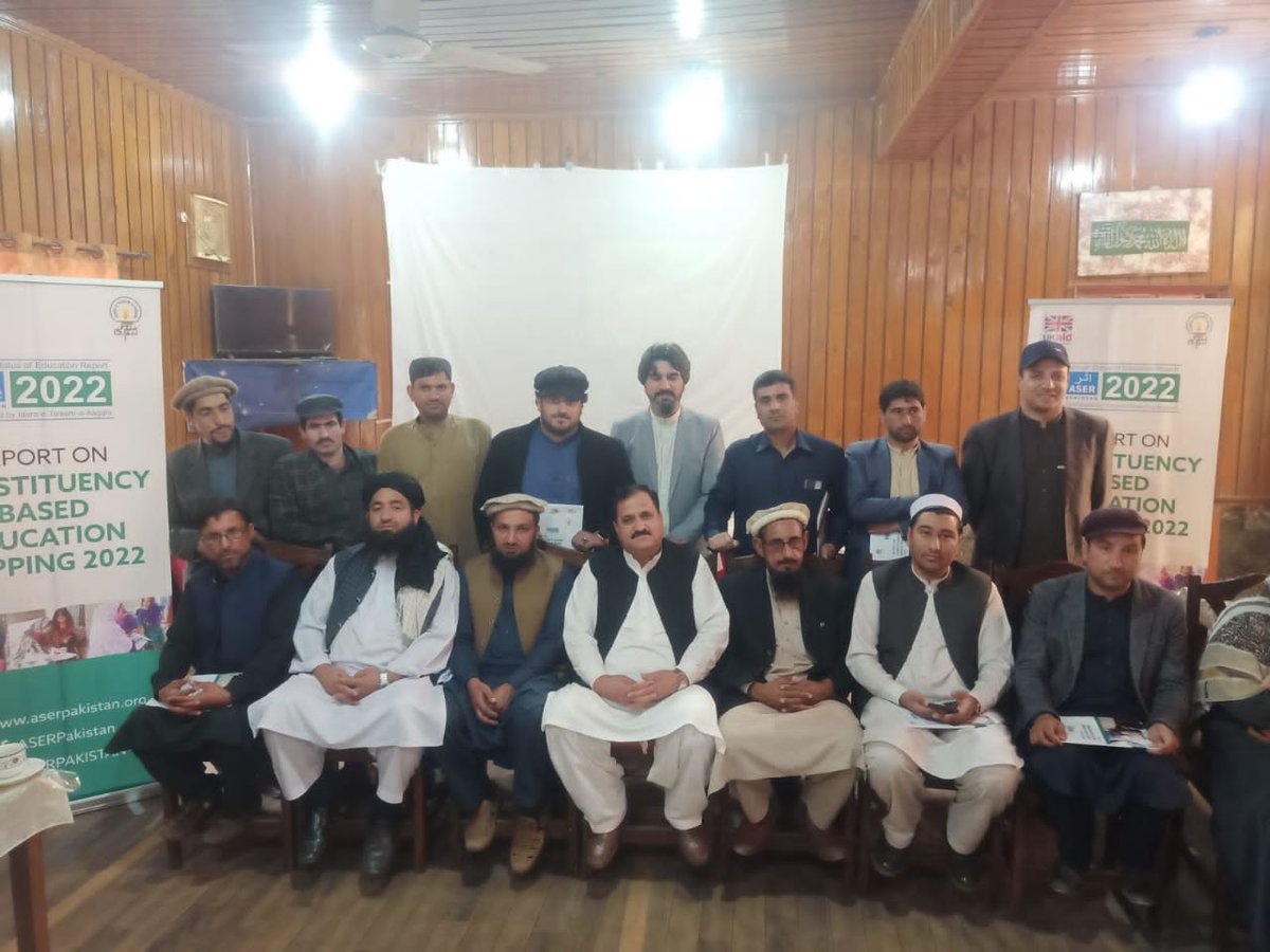 ASERPAKISTAN's tweet photo. #ASERPakistan 2022 Political Constituency NA-11 Report Launched at Kohistan, @GovernmentKP
@FCDOGovUK @palnetworkHQ @itacecorg @EduMinistryPK
#ASERPOLCONS2022 #aserpoliticalconstituency #ASER #ITA #ITACEC #AserCentre #FCDO #KPK #KPESE #govtofkp https://t.co/8FLEQdnt51