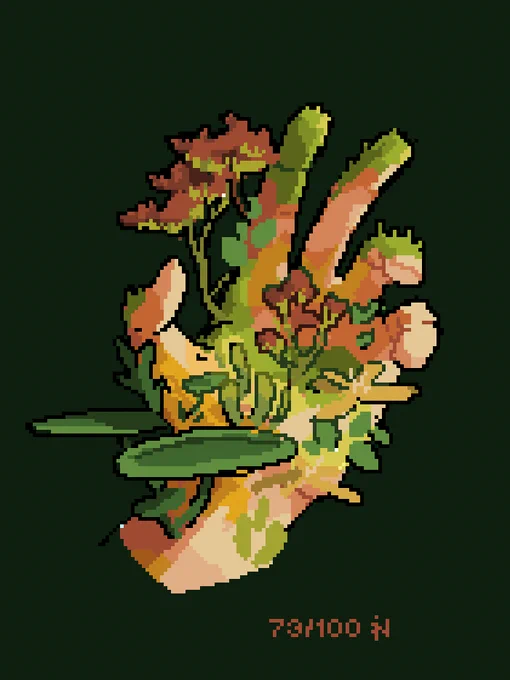 No time to finish as usual73/100 #pixelart 
