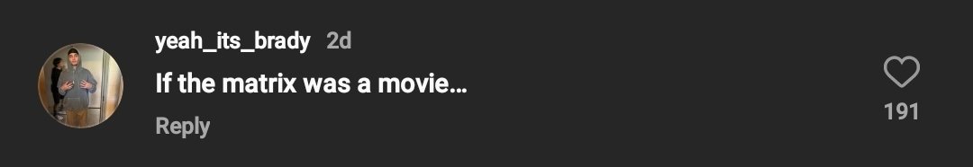 notdirkstrider's tweet image. Saw this comment under a post about The Truman Show 💀💀💀