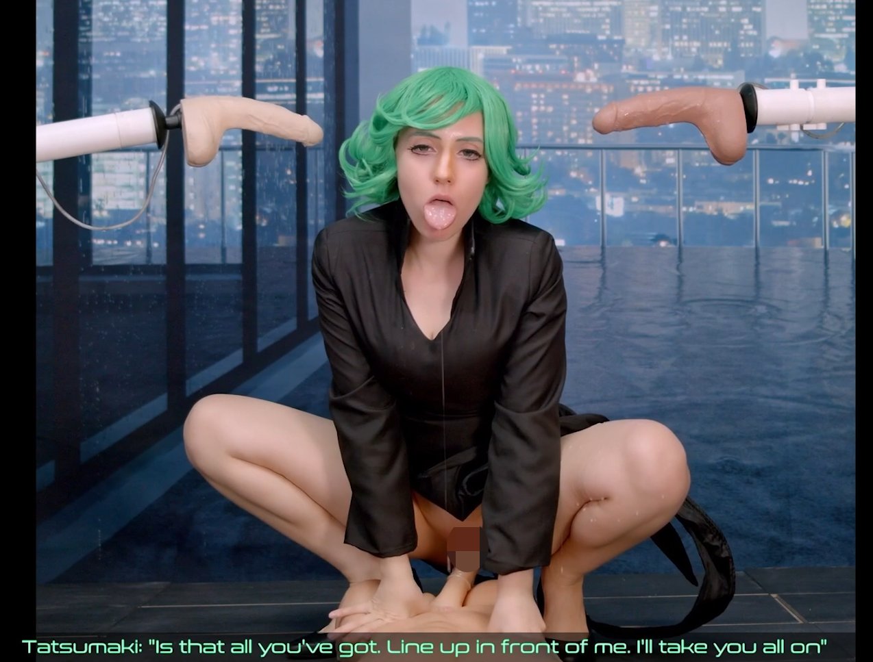 Lana Rain in a dominant pose