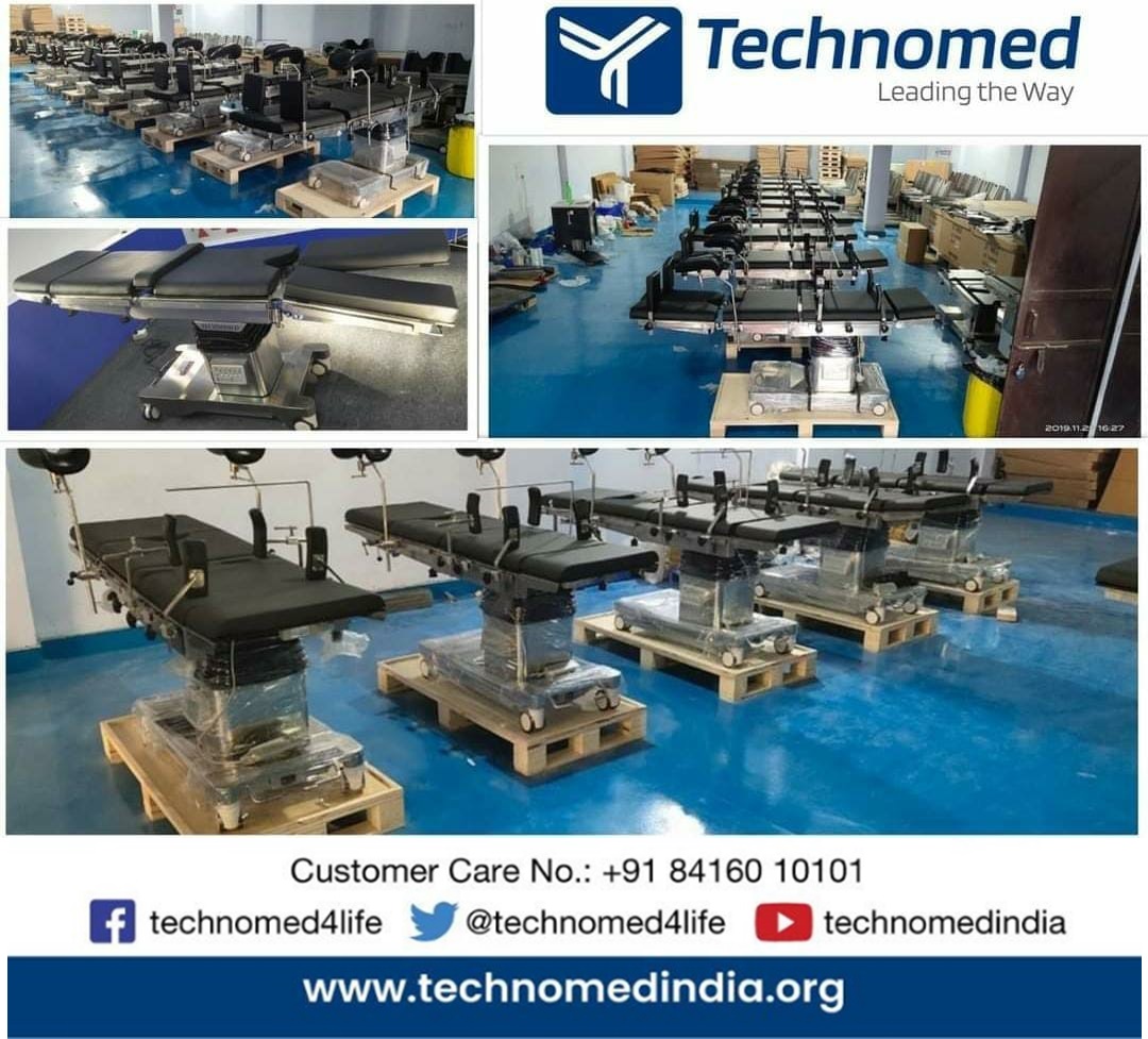 koinamedindia's tweet image. A glimpse of #operationtheatretables at the #TechnomedIndia manufacturing unit. Technomed India is a leading ISO 9001:2008, ISO 13485:2003, ISO 14001:2004, OHSAS 18001:2007, WHO/GMP and CE certified manufacturer, supplier, and exporter of LED surgical lights and #operatingtables.