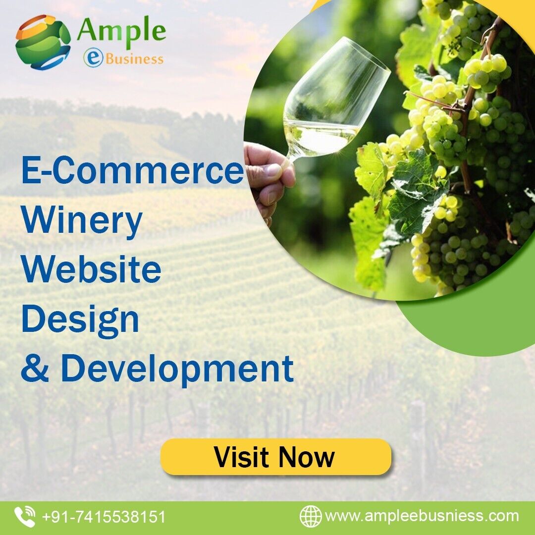 ampleebusiness's tweet photo. Looking for an eCommerce website that can showcase your winery's unique personality? Look no further than our eCommerce Winery Website Design and Development services! Contact us today to learn more: https://t.co/OKMxaFjagy

#winerywebdesign #winerywebdevelopment #wineryecommerce https://t.co/F3PlHMOXYX