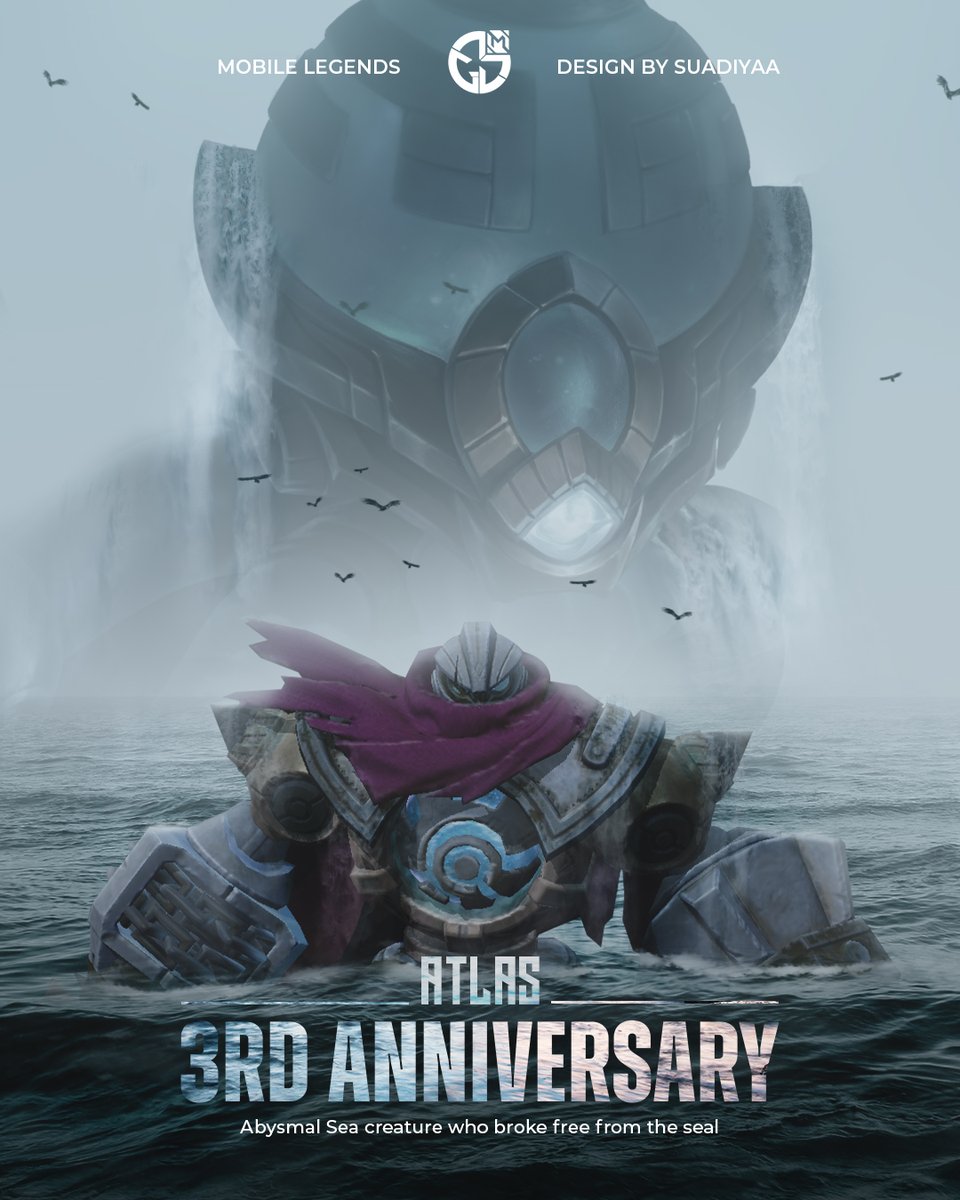 MobileLegendsJP's tweet photo. 錨を上げて出航し、Atlas - The Ocean Gladiator で 3 年間の揺るぎない強さを祝いましょう! Atlas、デビュー 3 周年おめでとうございます!
アトラスでプレイした一番の思い出を教えてください!
MGL デザイナー: suadiyaa
#MobileLegends #Atlas3rdAnniversary #atlasmlbb #atlasmobilelegends https://t.co/jJhF54oYFO