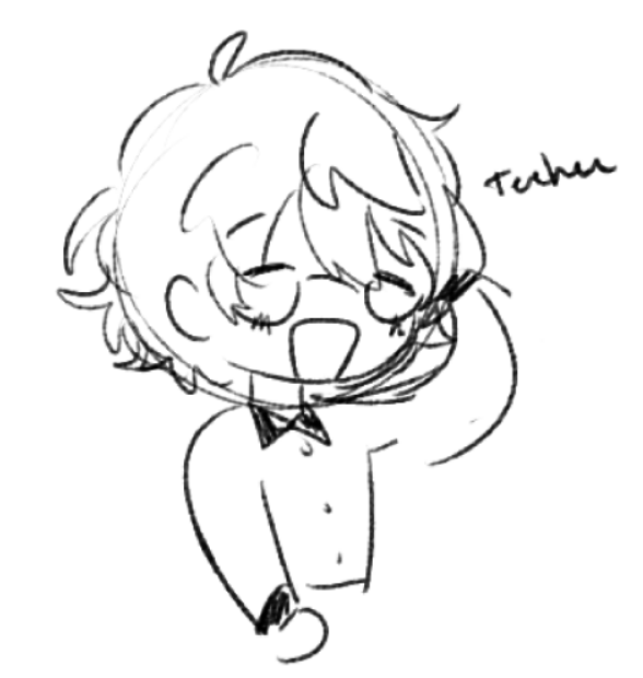 aoibirb's tweet photo. whenever i draw tsumugi this is the only expression i can ever draw him doing https://t.co/3iDWrh26cW