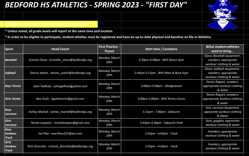 Details for 1st Day!!! <a href="/bhs_galante/">Heather Galante</a> <a href="/BHSBucsParents/">BHSPA Parents</a> <a href="/Bedford_Citizen/">The Bedford Citizen</a>
