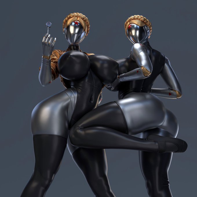 HopPotocol's tweet photo. holy fuck,  @AnkoroStudio are making the best twins sculpture in existence.. cant get over it https://t.co/hQd3wSDIz4