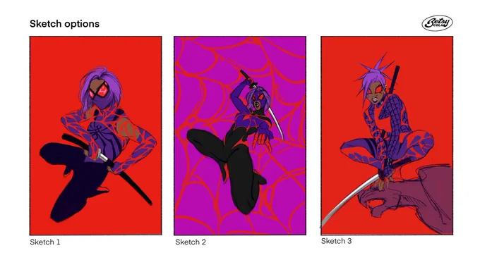 Better quality plus other designs and sketches! 