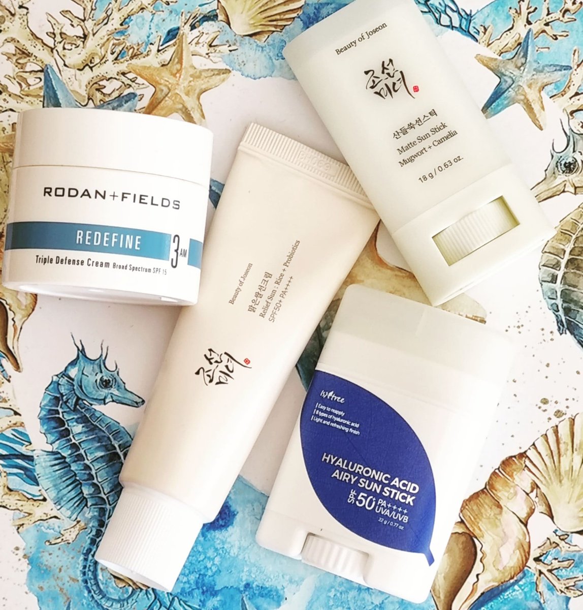 SkincareAussie's tweet photo. I'm about to run out of my favourite sunscreen, so I'm using this as an excuse to try a few others I've been eyeing lately.

Spot any of your favs?

#SunscreenAlways #SPF #SkinFirst #BeautyofJoseon #Isntree #KoreanSunscreen #Sunstick #SkincareAussie https://t.co/pRQcm8lUw2