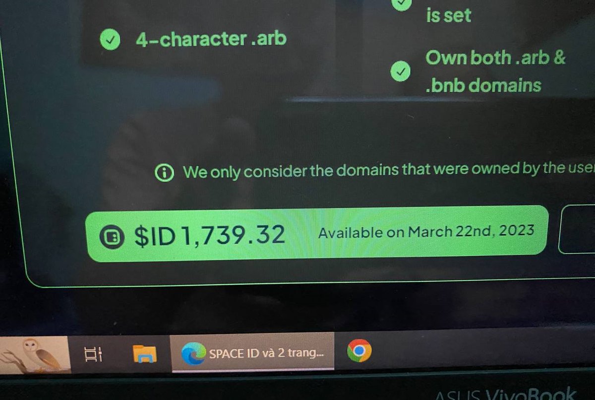 DbNgothuynga's tweet photo. 🪂 SPACE ID Voyage Season 2

https://t.co/GEGyCLZyaT

Create New Domain &amp; Set primary name

🎁 Every new user, and their inviter if they have one, can claim a Voyage Box

@hey_wallet send 30000000 $GM to the first 345 retweets https://t.co/qyKZywzZ0Q