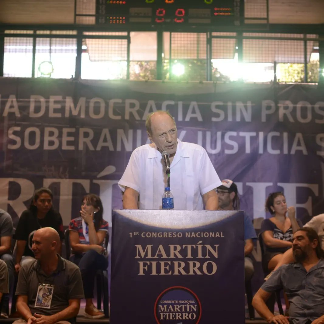 MartinFierroPBA's tweet photo. CONGRESO NACIONAL DE LA MARTÍN FIERRO
Estadio lleno, militancia, ganas de transformarlo todo y una participación de lujo para acompañar 20 años de la Martín fierro. Agradecemos a el Dr Eugenio Zaffaroni y el ministro del interior @wadodecorrido por estar presentes. 
#CFK2023 https://t.co/EynWKZJFqg