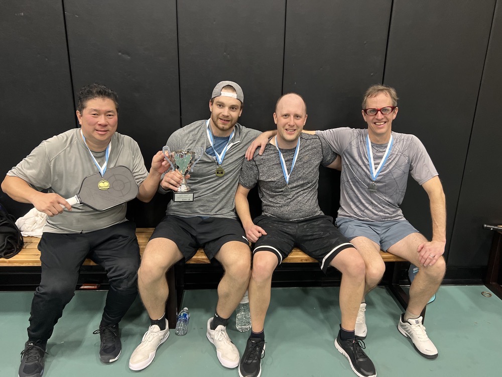 BLeePickleball's tweet photo. Been a while since I played in pickleball tournament...but my partner, Michael Fedorouk &amp; I captured LifeTime 4.0+ Burlington Open Men's Doubles.  
Tough battle thru sickness (partner) &amp; injury (me) to win in finals 11-13; 12-10; 11-8
#teamengage @EngageSporting @engagepicklebal https://t.co/aS6KWOS027