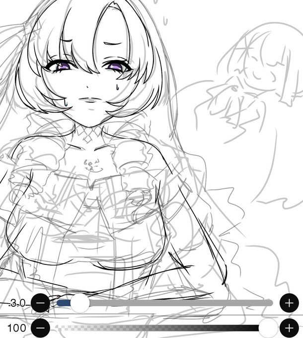 納豆回描きますわ〜🎨 