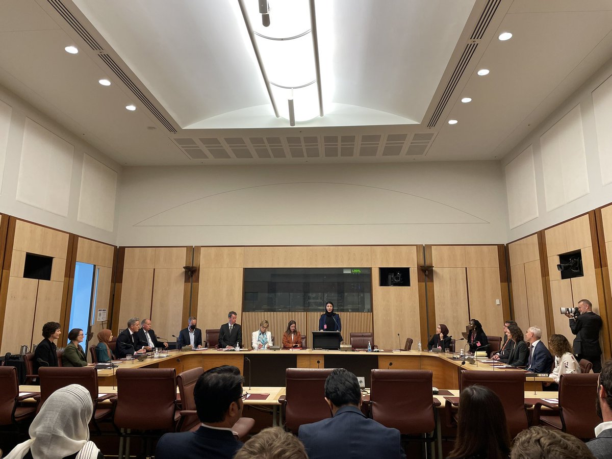 Sarah Dale (@sarahracs) on Twitter photo Parliament House today for the launch of the first-ever Parliamentary Friends of Refugees Group.
Moving to hear <a href="/fatiyousufi/">Fatima Yousufi</a>
‘I can tell the story, I can share the pain of women like me all around the world..that have to flee..Being in Australia is a second chance to be alive’ Parliament House today for the launch of the first-ever Parliamentary Friends of Refugees Group.
Moving to hear <a href="/fatiyousufi/">Fatima Yousufi</a>
‘I can tell the story, I can share the pain of women like me all around the world..that have to flee..Being in Australia is a second chance to be alive’