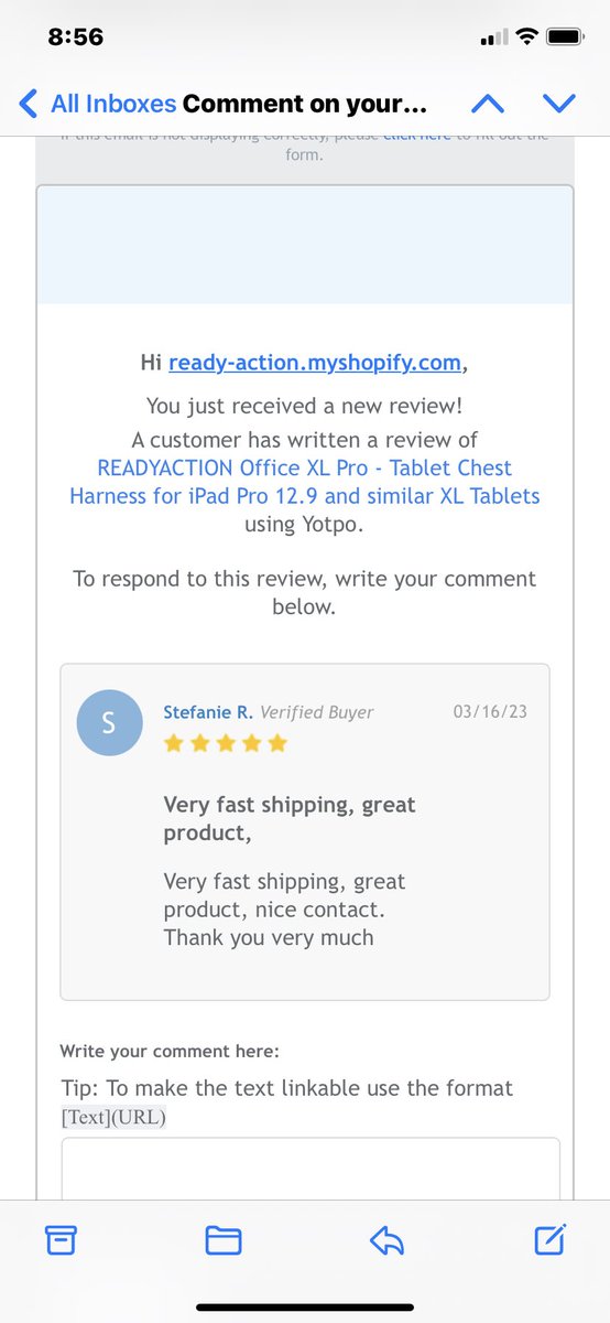 Appreciate 5-star reviews on our XL Pro tablet chest harness!
Thanks Stephanie! #ipad #ipadpro #inventory #inventorymagazine #droneoperator #matterport