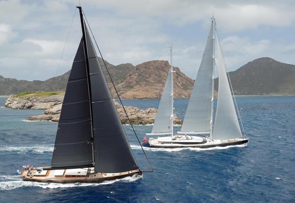 StimpflingEric's tweet photo. #Voile ⛵️⛵️⛵️
L’édition 2023 de la #BucketRegatta vient de s’achever à #SaintBarth avec la victoire de #Nakupenda, un sloop de 33 mètres. 24 voiliers en course. 
(📷 RM)
@guadeloupela1e @baiedemorlaix https://t.co/l5UFJPqETU