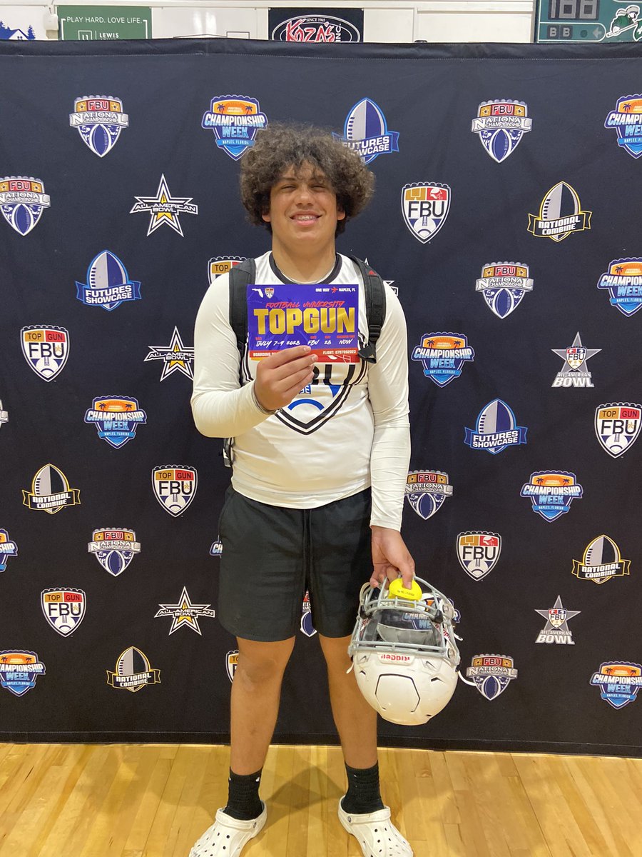 Thank you @FBUcamp Houston SE for a great experience. I learned to be a better OT and student athlete with the help from Coach Lance Smith, @AWilliamsUSA ,@LauerFBU & my fellow athletes. I am honored to be named to the All Camp Team and invited to the FBU TopGun showcase.