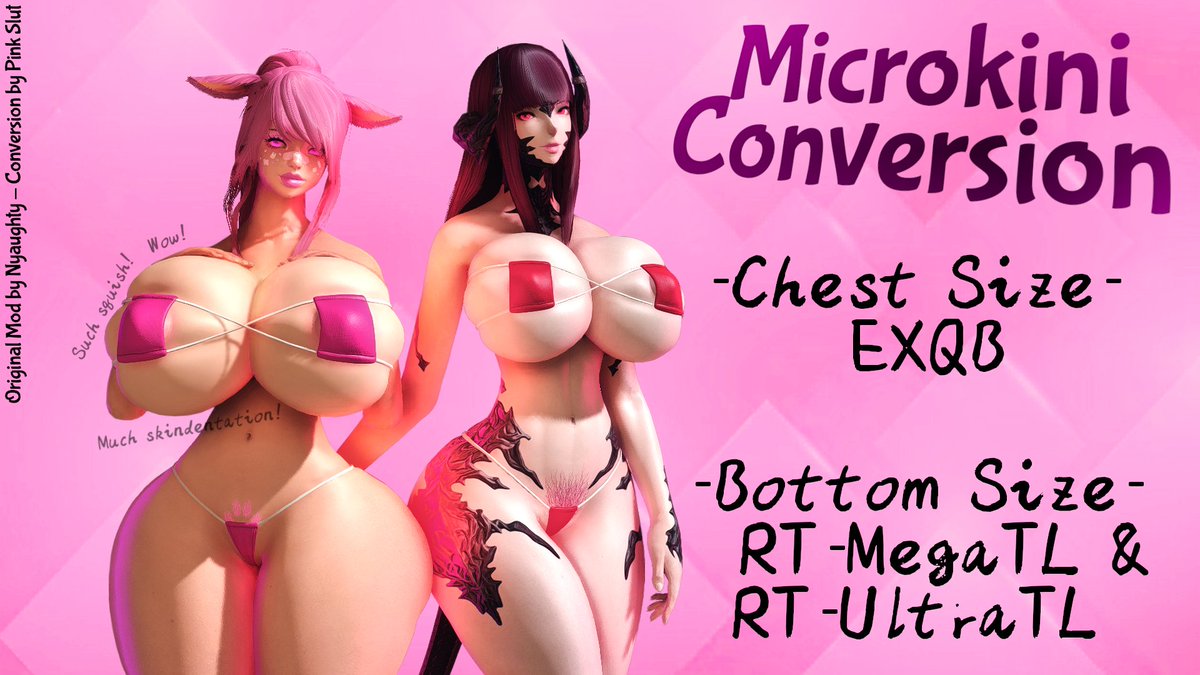 Finished my first mod/conversion. Come grab it while it's hot, fellow thicc creators!

xivmodarchive.com/modid/71779