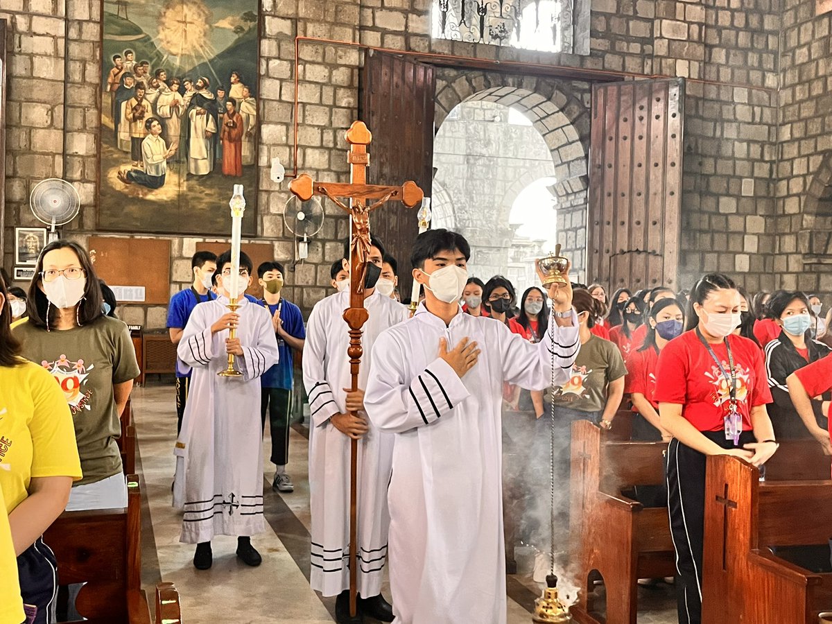 aquinastbp's tweet photo. ICYMI: Thanksgiving Mass headed by Rev. Fr. Luis Siera O.P. to welcome the school's 58th Foundation Week 

(Photos by: Lord Paulino / The Bellows)
#TBPAScend
#AS58FoundationWeek https://t.co/FqdsBnILeW