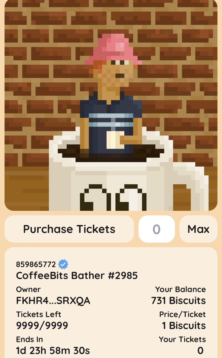 Cryptozenesis's tweet photo. Check out this raffle for a chance to win @coffeebits_nft #bather @PyreneesPack
https://t.co/PMyqVYzUQG https://t.co/h86VqaJjdJ