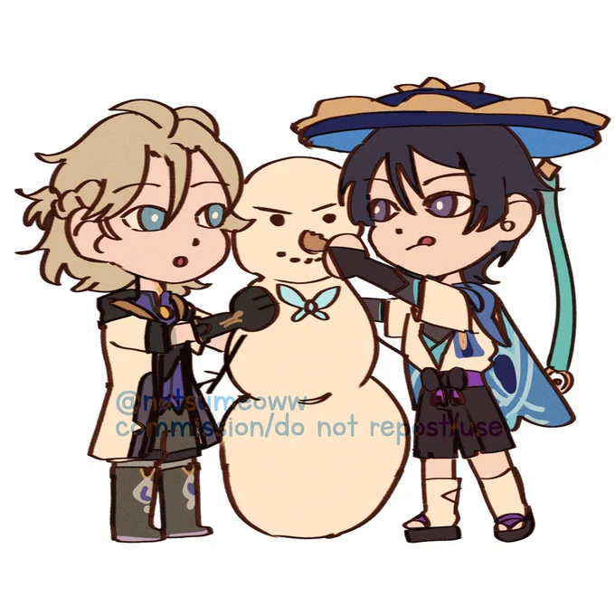 two artificial humans creating an artificial human (they r doing their best) 