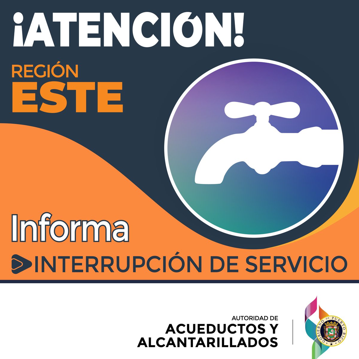 AcueductosPR's tweet photo. [Atención] La estación de bombas Montebrisas en Fajardo está fuera de operación por falta de servicio eléctrico, reportado a @lumaenergypr con evento C4158067. Abonados en Montebrisas, Las Croabas, La Roca y áreas aledañas tienen interrupción del servicio de agua potable. https://t.co/aKYXQSqvvY