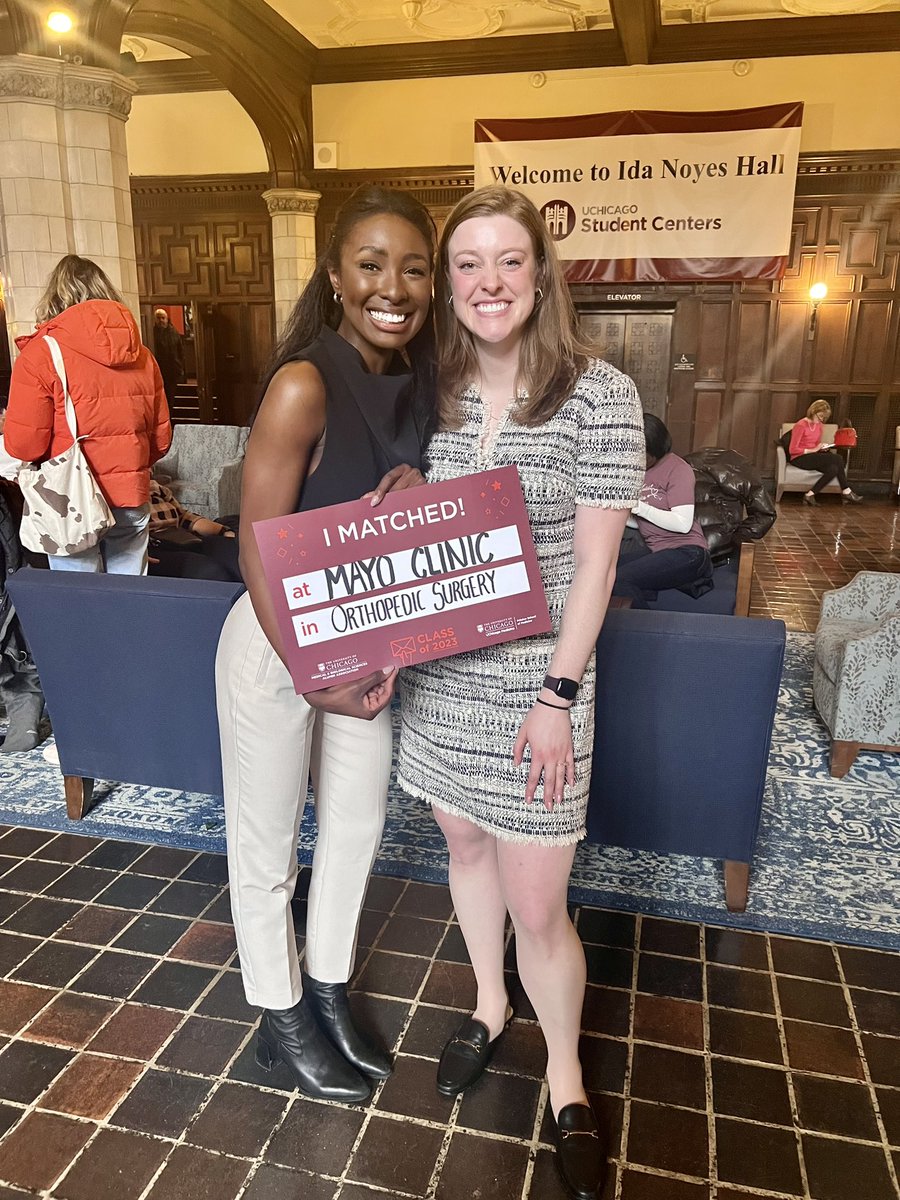 SO excited to be going to <a href="/MayoOrthoRes/">Mayo Orthopedic Residency</a> with THE <a href="/VictoriaOladipo/">Victoria Oladipo</a>. Truly a dream come true. Rochester here we come! #mayotrained