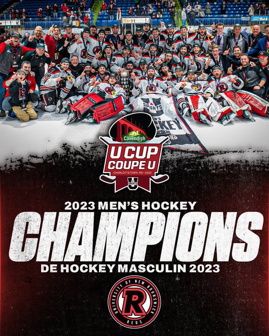 MarcCrundwell's tweet photo. Your USports Canada Hockey Champions! https://t.co/JCLHVX298D