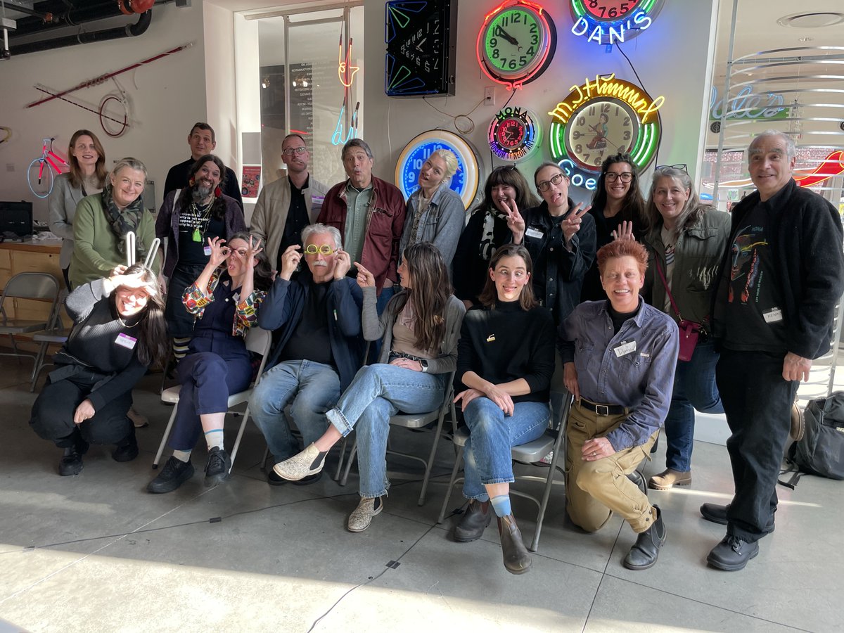 Neon is serious business but the brilliant conservators and neon practitioners brought humor &amp; sensitivity to our convening with <a href="/GCIConservation/">Getty Conservation Institute</a>  this past week! We met over the course of 3 days and shared technical knowledge, philosophical &amp; socially conscious perspectives.