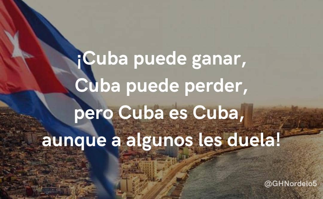 Puede que hoy duerman contentos quienes destilaron su odio contra atletas, pero mañana seguirán rumiando su impotencia. #Cuba #TeamAsere #elCubaClasico #CDRCuba