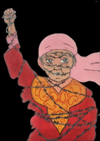 Title:  KASHMIR
DESCRIPTION:
     Words of kashmiri women; WE WILL WIN OR DIE ,
BUT WE WILL  NEVER SURENDER.
#nftgallery #nftnews  #nftgiveaway #rarible #kashmir #raredigitalart #cryptonews #digitalartist #nftsstories #defi #modernart #digitalcollectibles #nftmarketplace #NFTdrop