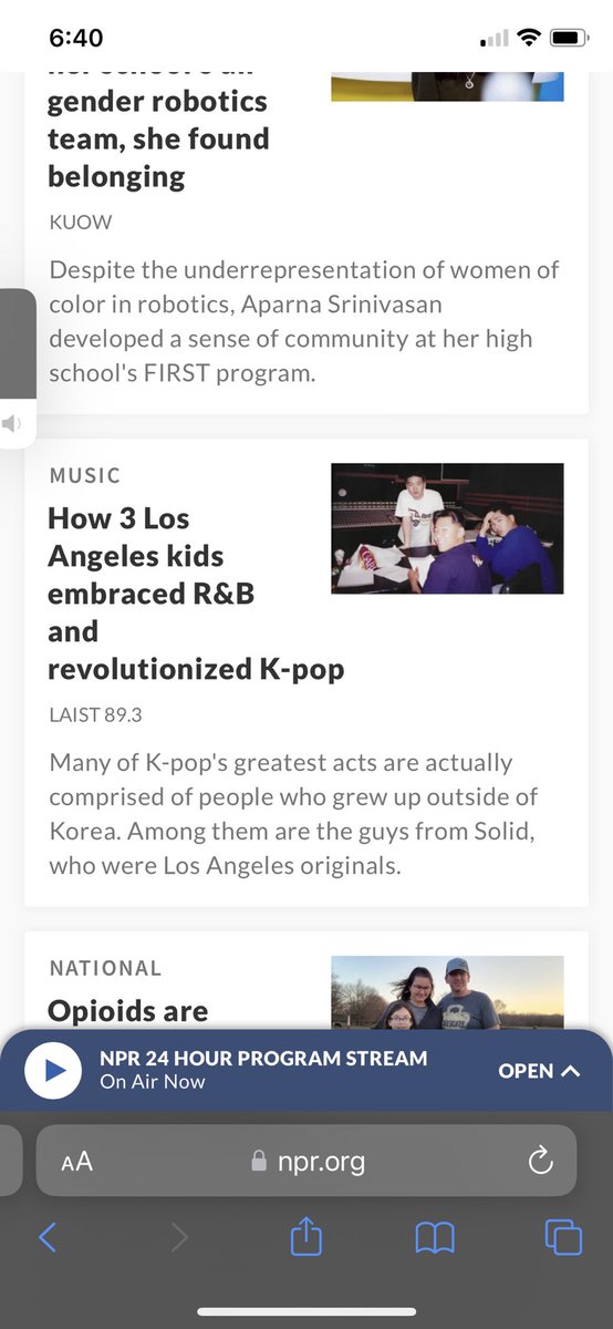 Wow! We are on the main page of NPR!!!😎 #SOLID #NPR <a href="/nprmusic/">NPR Music</a> <a href="/NPRextra/">nprextra</a> npr.org <a href="/SolidKR/">솔리드 Solid</a>