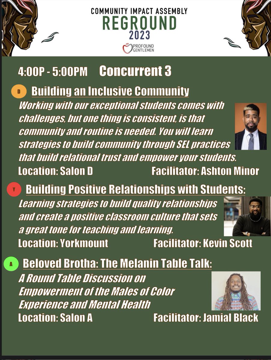 ScholarSquire's tweet photo. What a Profound and ReGrounding experience it was to host the Beloved Brotha: The Melanin Table Talk at this years #CIA23 #ProfoundGentlemen https://t.co/DlA8JmDVPp