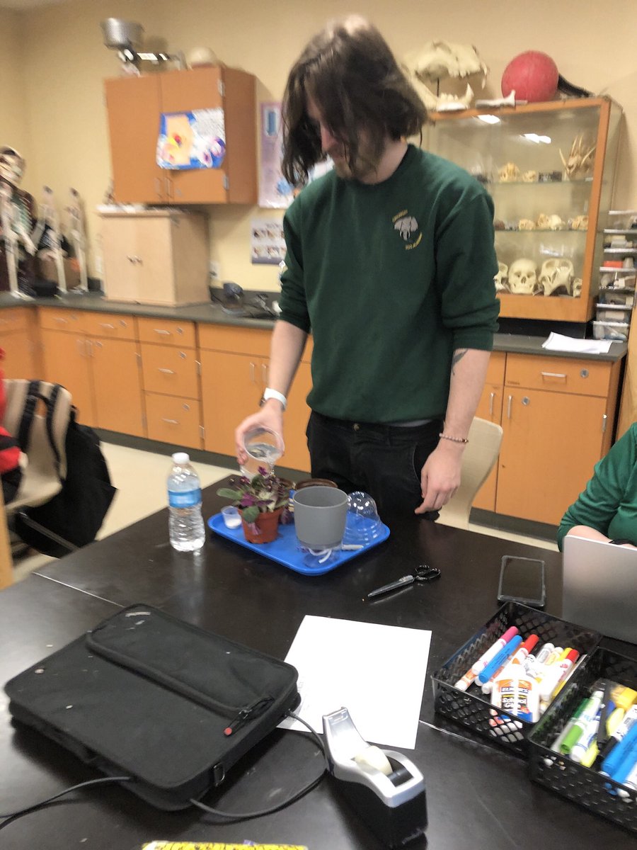 CPSHoward's tweet photo. Juniors propagating African violets and feeding Venus fly traps #zooacademyrocks -#xooacademycps #iamcps #hughesstem https://t.co/WIMxqdYZJ8
