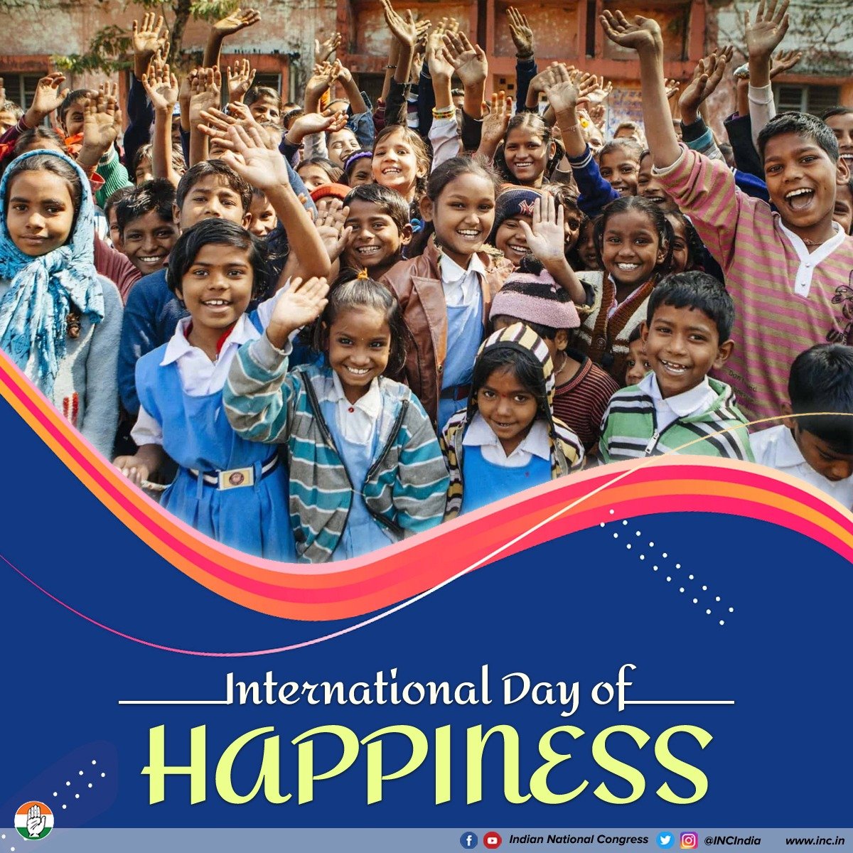 Beautiful view of March Pledged Happiness Inversely Rises Livelihood
