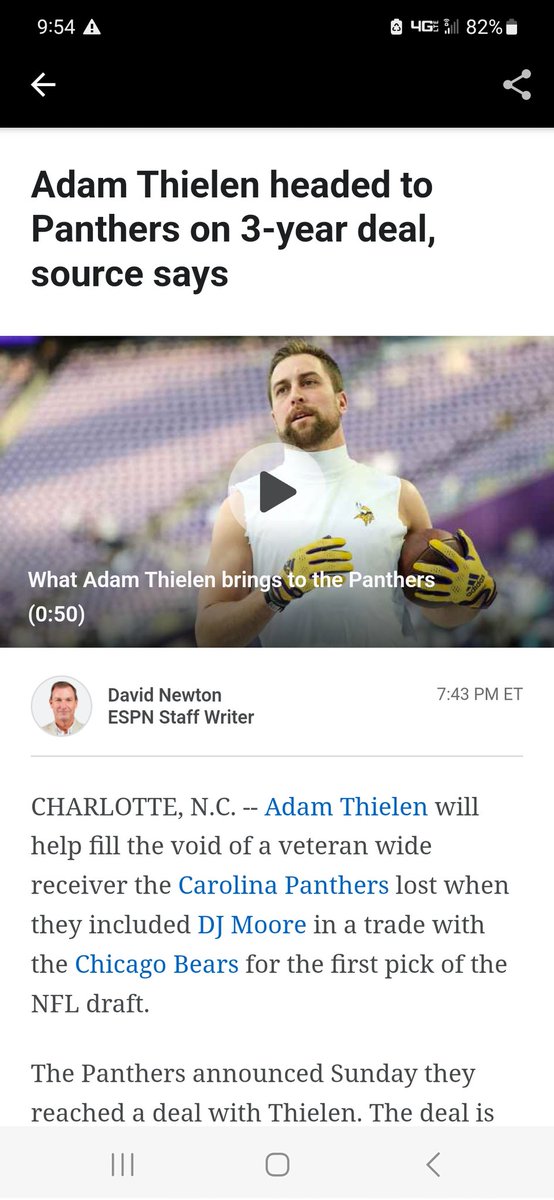 calvandergrift's tweet photo. @Panthers S-Tier trade. Still has years of good productivity and will be a leader and mentor for the young WRs on the team. https://t.co/6J6HHQixxD