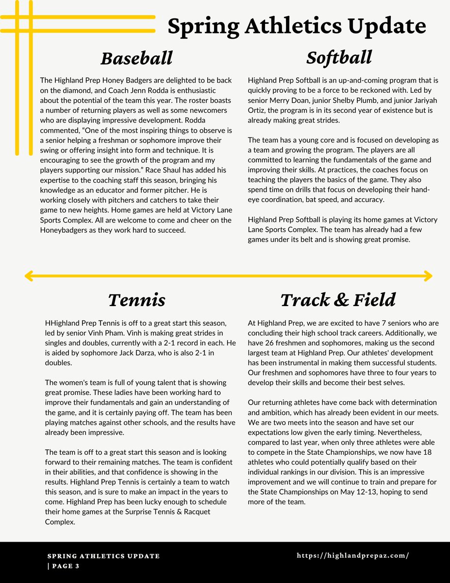 Highland Prep tweet media