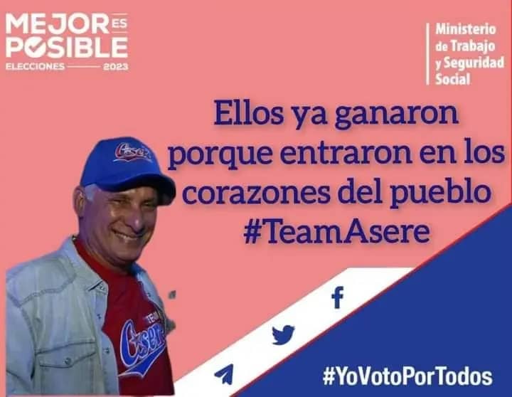 Estar entre los 4 del mundo es un importante resultado deportivo, #TeamAsere orgullo de la nación cubana. #YoVotoXTodos