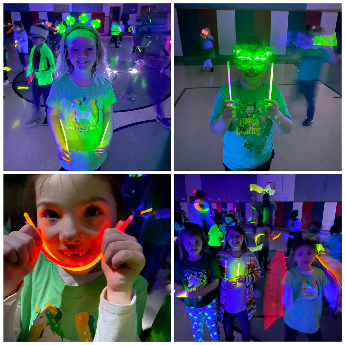 We celebrated students that were Responsible, Respectful, &amp; Ready at our PBIS reward Glow Stick Party! Students had a such a good time they were glowing!!l