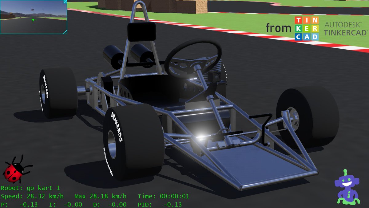 draker_dg's tweet image. Go Kart from Tinkercad to Webots video:
youtu.be/szREwlg1IJU

3D model in Tinkercad: tinkercad.com/things/dEWzUuW…

Phyton Test: github.com/DrakerDG/Pytho…

#tinkercad #webots #GoKart