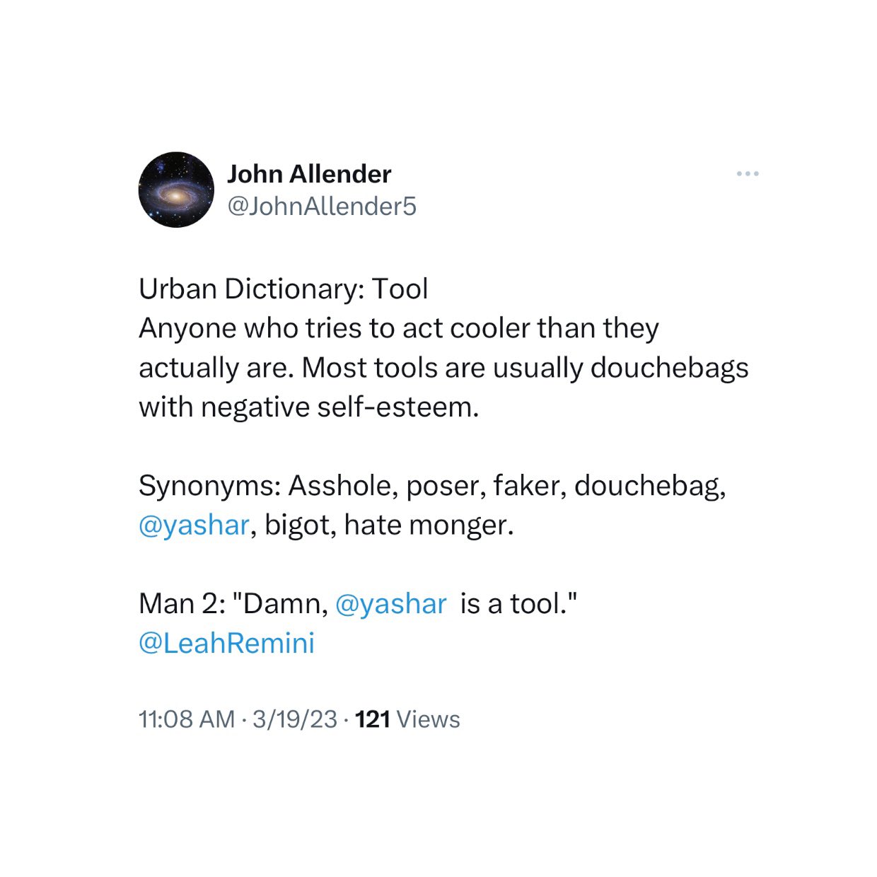 Yashar Ali 🐘 on Twitter: "John Allender is a militant Scientologist. He  regularly volunteers to attack whistleblowers, survivors, and anyone else  who exposes the abuses of Scientology. In the video on the
