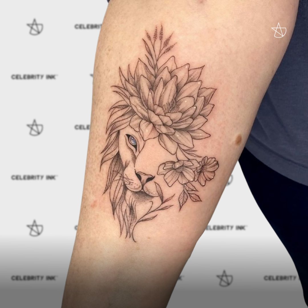 CelebrityInkTM's tweet photo. When the King of the Jungle Gets a Fine Line Makeover: A Roaring Success! 🦁
📸: celebrityinkfountaingate
#CelebrityInk #YourSkinYourStory #TattooIdeas #TattooInspo #TattooArt #TattooStyle #FinelineTattoo #FlowerTattoo #DelicateTattoo https://t.co/QbOpz0ZgHt