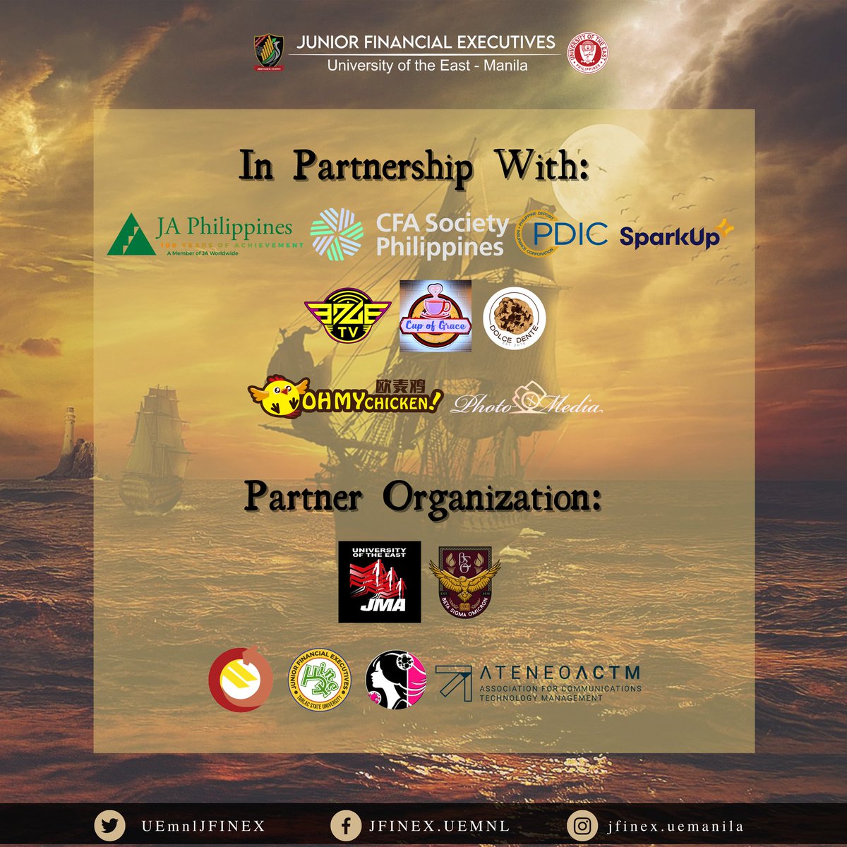 UEmnlJFINEX's tweet photo. Journey unto financial freedom! The Junior Financial Executives invite you to JFINEX ASCEND 2023: Haul Wind unto the Land of Financial World. 

This year ASCEND aims to fill in the knowledge gaps of the youth in their journey of developing their financial freedom. https://t.co/sSjU5WKx6X