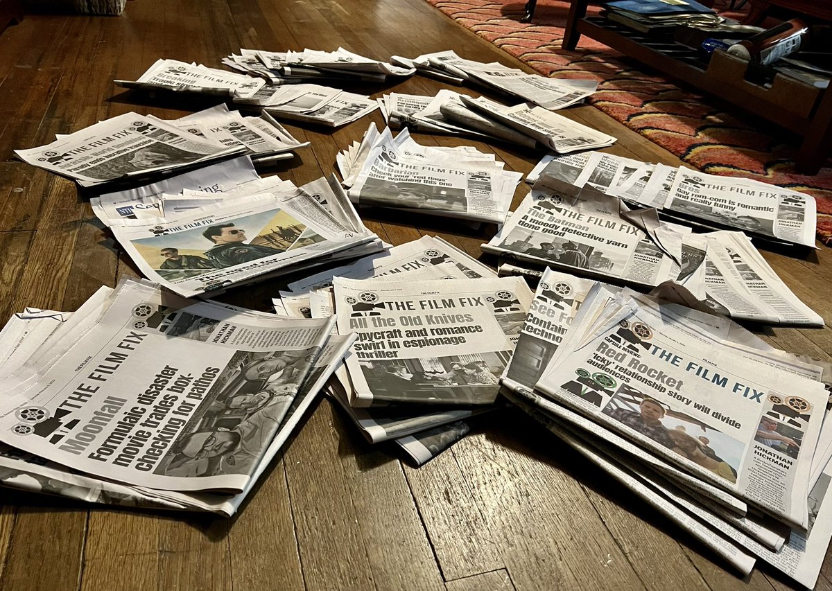 filmfix's tweet photo. Going through 100K words written in 2022 for @TimesHerald Finally, getting around to making submissions… #tearsheets #newspaper #printjournalism https://t.co/dyg4cZnjw6