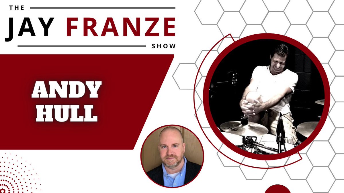 Get ready to hear from one of Nashville's top studio drummers / @Clint_Black ’s drummer! 

Join us for an exclusive conversation with @andyhulldrums. You won't want to miss it!

3/20/23, 10pm ET / 9pm CT

#andyhull #clintblack #nashville #thejayfranzeshow
