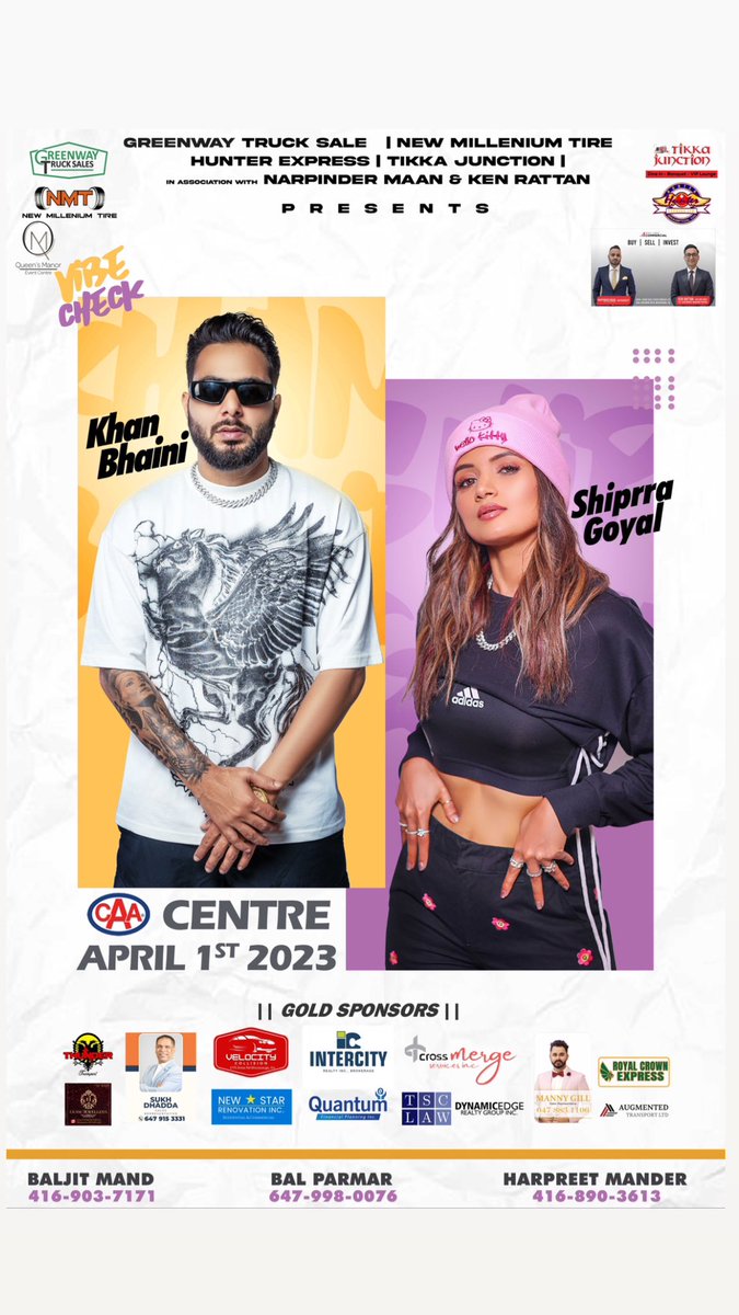 mandbaljit's tweet photo. 𝟮𝟬𝟮𝟯’𝘀 𝗙𝗶𝗿𝘀𝘁 𝗟𝗜𝗩𝗘 𝘀𝗵𝗼𝘄 𝗼𝗳
“𝗞𝗵𝗮𝗻 𝗕𝗵𝗮𝗶𝗻𝗶” 𝗮𝗻𝗱 “𝗦𝗵𝗶𝗽𝗿𝗮 𝗚𝗼𝘆𝗮𝗹
𝗗𝗮𝘁𝗲:- 𝗔𝗽𝗿𝗶𝗹 𝟭𝘀𝘁 𝗦𝗮𝘁𝘂𝗿𝗱𝗮𝘆
𝗩𝗲𝗻𝘂𝗲:- 𝗖𝗔𝗔 𝗖𝗲𝗻𝘁𝗿𝗲 
𝗕𝗮𝗹𝗷𝗶𝘁 𝗠𝗮𝗻𝗱 𝟰𝟭𝟲-𝟵𝟬𝟯-𝟳𝟭𝟳𝟭,
Or visit https://t.co/UODwXlX7y0 https://t.co/JGYz05bvyM