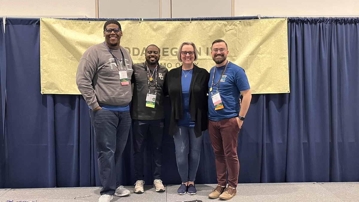 VincentDPhilli's tweet image. And just like that we have wrapped up Regional Conference! Ive been involved with Region IV since 2012 and today I’m officially the Regional Coordinator! #NODA #OTR