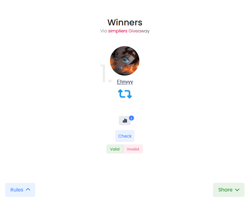 disruptive_gg's tweet photo. OUR GIVEAWAY WINNER HAS BEEN DRAWN!
-
Congrats to @Ehnvyy on the win! We have resulted our giveaway via @simplierscom.

Results are in the link below! https://t.co/4JmUCoVn1V 
-

Big thanks to everyone who has participated! We'll roll another giveaway out very soon ;) https://t.co/nCv6j1A0oL